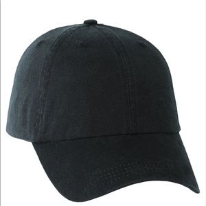 Roots 73 Unisex Dover Adjustable Ballcap 100% Organic Cotton Twill Black NWT